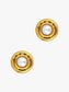 Chanel round pearl earrings